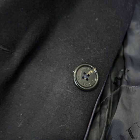 Burberry Brit Cashmere wool coat (missing Buttons) See All Photos -Made Bosnia - Picture 13 of 16
